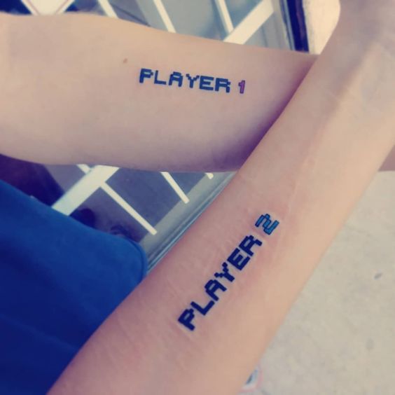 14 Best images about Player 1 Player 2 Tattoo on Pinterest