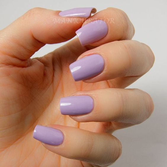 Purple Nail Designs – Simple and Beautiful Lavender