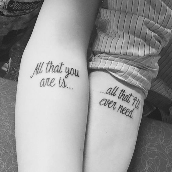 You Are Enough tattoo