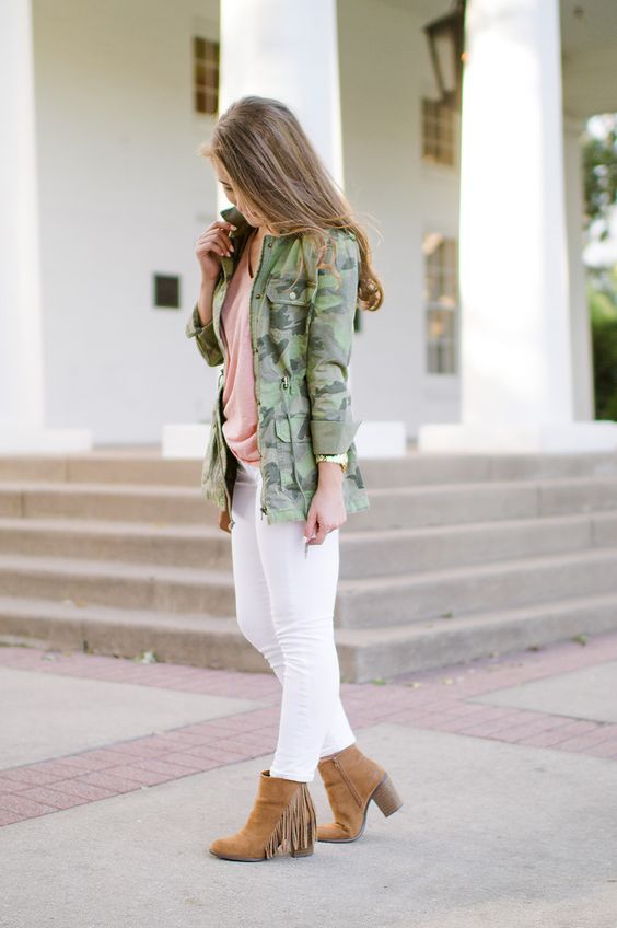 light layers camo outfit