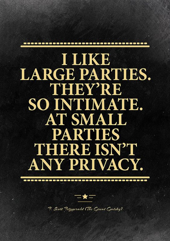 Big Party Quotes