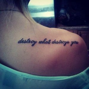 sayings tattoos