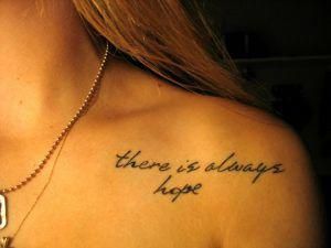 Hope tattoo