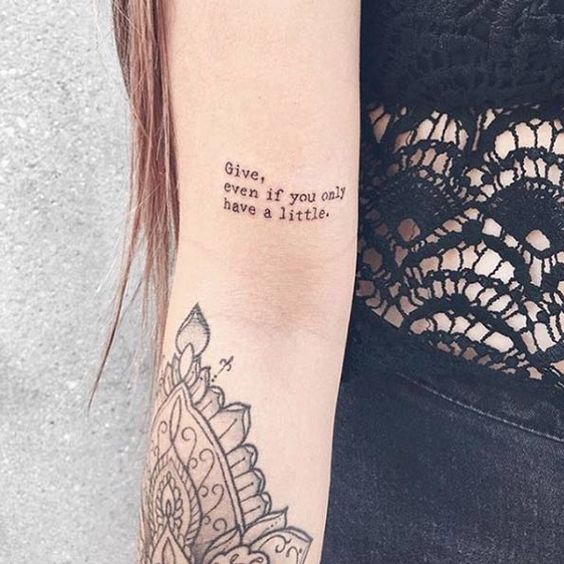 Best Quotes Tattoos
