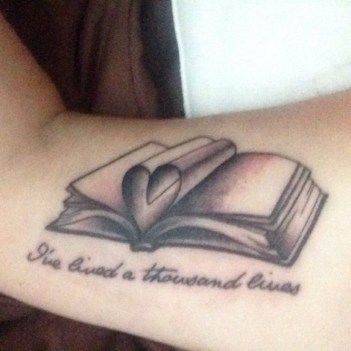 Book Lover Tattoo