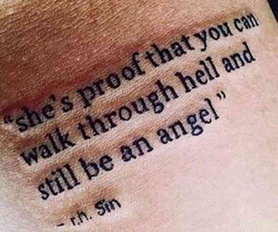 Brave Girl Quote Tattoos