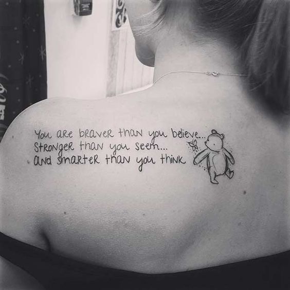 Brave Quote Tattoos