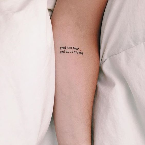 Do It Quote Tattoos