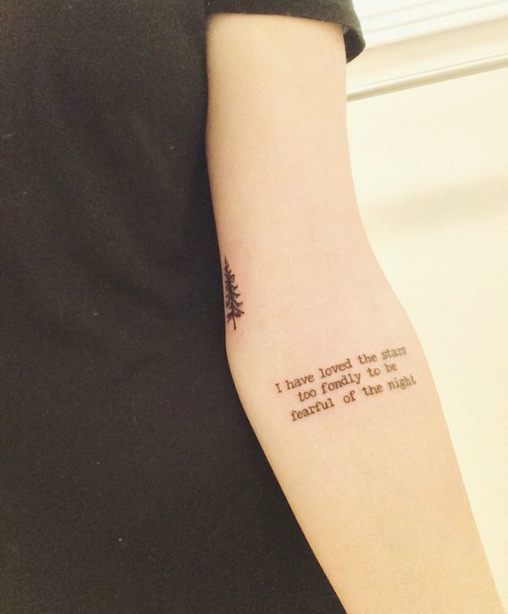 Fear Quote Tattoos
