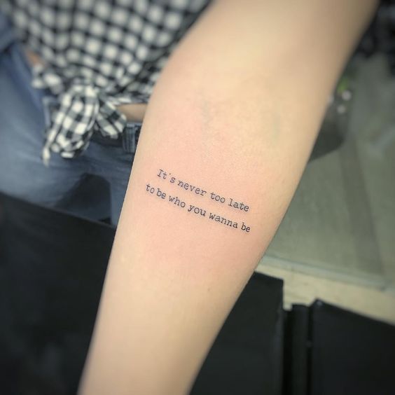 Great Quote Tattoos | girlterestmag