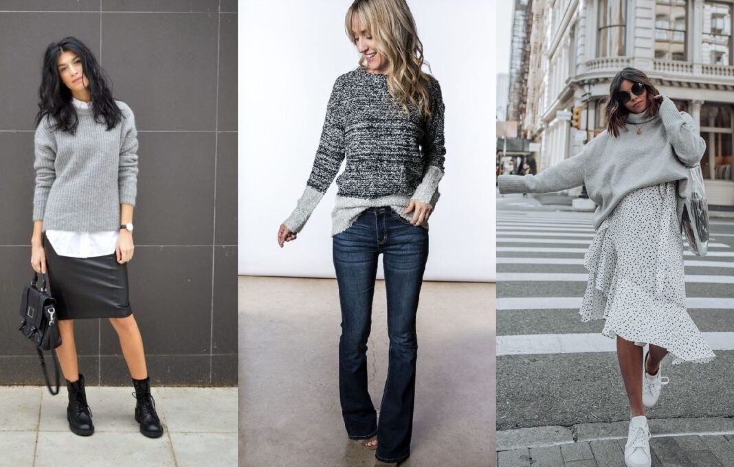 Grey Sweater Outfits Must Haves