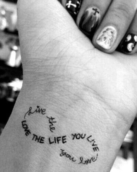 Infinity Quote Tattoos