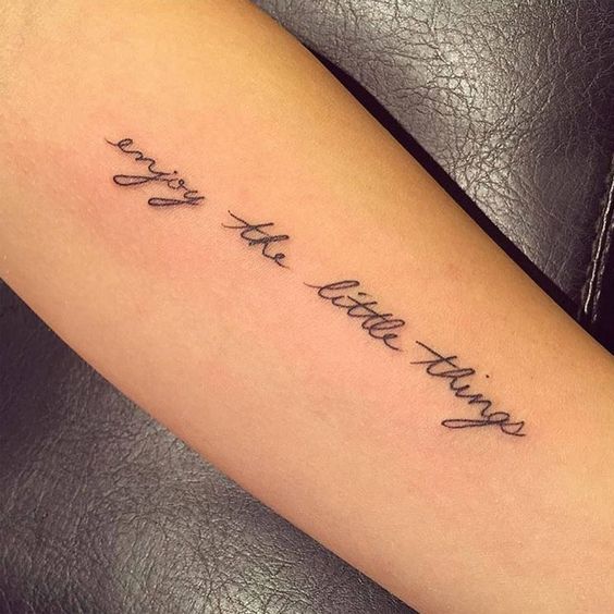 Cute and Small Tattoo Quotes For Girls