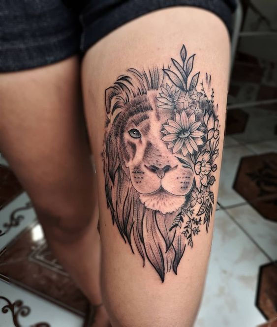Lioness Girly Tattoos