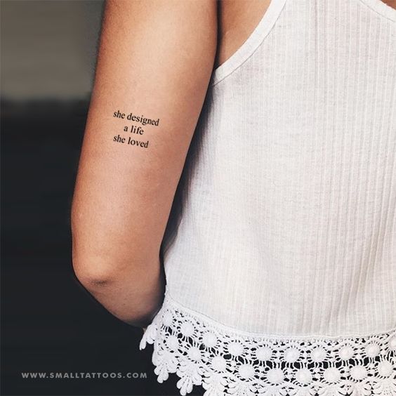 Love Life Quotes Tattoos