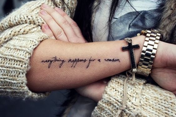 Lovely Quote Tattoos