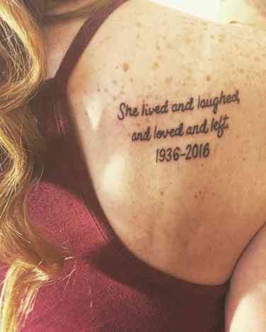 Memorial Love Tattoo