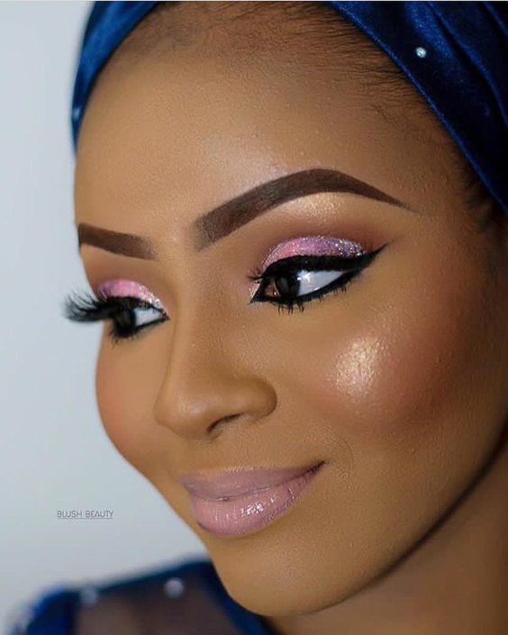 Pink Eye Make Up Looks – Baby Pink with Matching Lip