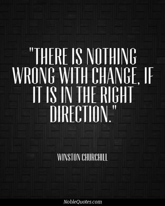 Right Change Quotes