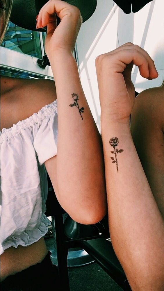 Rose Girly Tattoos