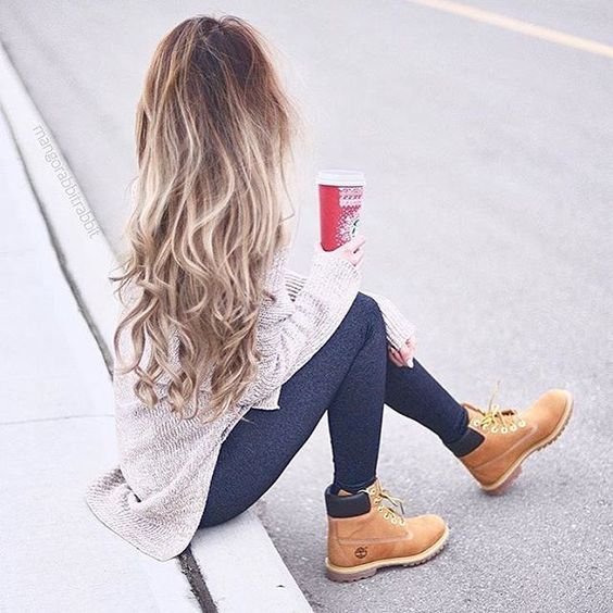 cute ways to wear timberland boots