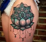 Aqua-Lotus-Tattoos