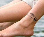Arrow-Ankle-Tattoos-For-Girls