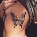 Butterfly-Rib-Tattoos