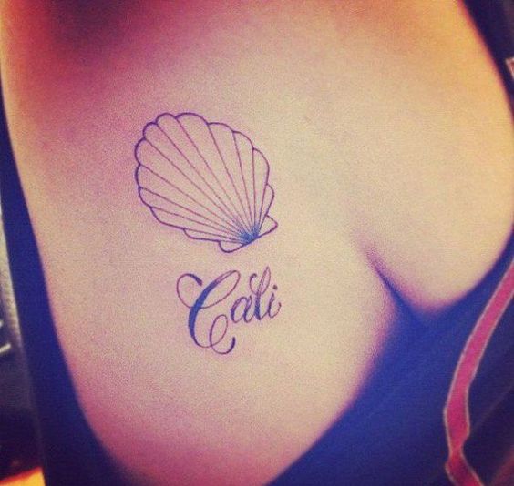 Beach Tattoos For Girls