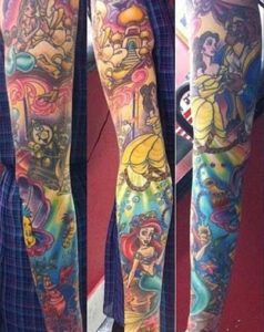 Disney-Sleeve-Tattoos-For-Women