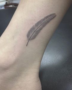 Feather-Ankle-Tattoos