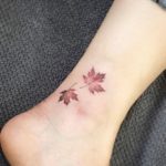 Leaf-Ankle-Tattoos