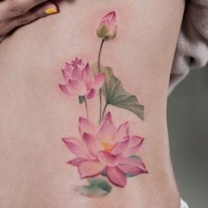 Mulitple-Lotus-Tattoos
