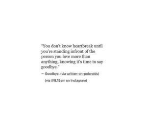 Sad Heartbreak Breakup Quotes