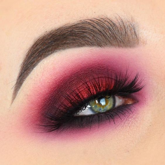 Smokey Eye Make-Up – Red and Berry Smokey Eye