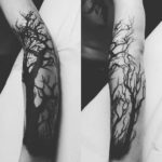 Tree-Sleeve-Tattoos-for-Women
