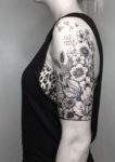 Wild-Flower-Half-Sleeve-Tattoos