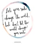 Change the World Smile Quote