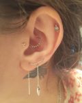 Jeweled-ear-piercing-ideas