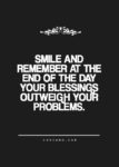 Smile blessings quote
