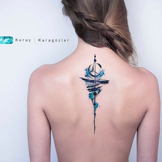 Spine Tattoos for Females