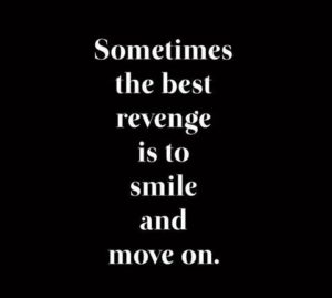 revenge smile quote