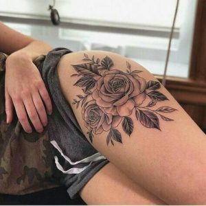 rose hip tattoo