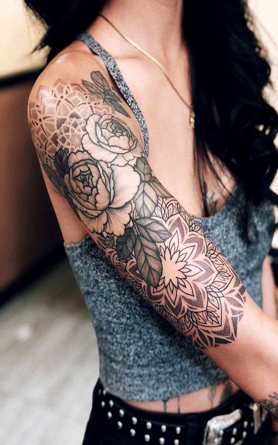 Paisley-Tattoos-Sleeves-For-Women