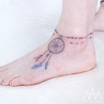 Dreamcatcher Anklet Tattoo