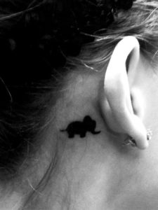 Ear-Small-Elephant-Tattoo-Designs