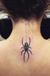 Spider-back-of-neck-tattoo