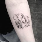 Two-Small-Elephant-Tattoo-Designs