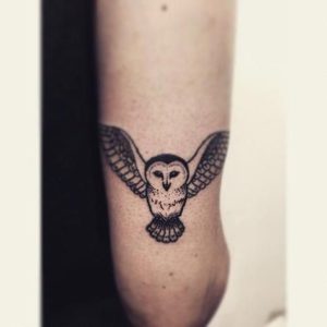 arm-owl-tattoo