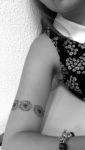 band-daisy-flower-tattoo